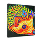 Hedgehog in Art Deco - Canvas