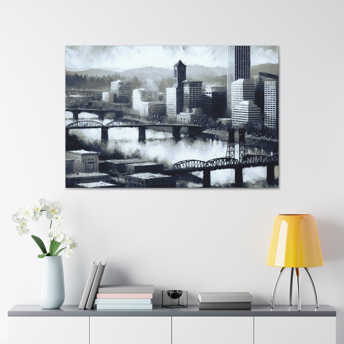 "Enchanting Portland Skies" - Canvas