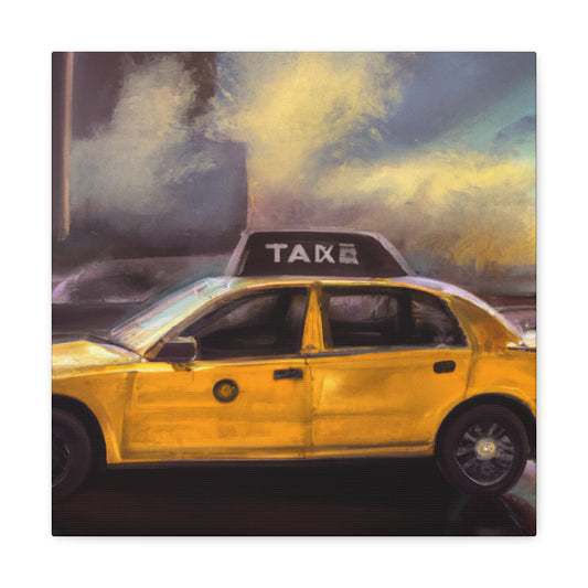 "Taxi Ride Downtown Blues" - Canvas