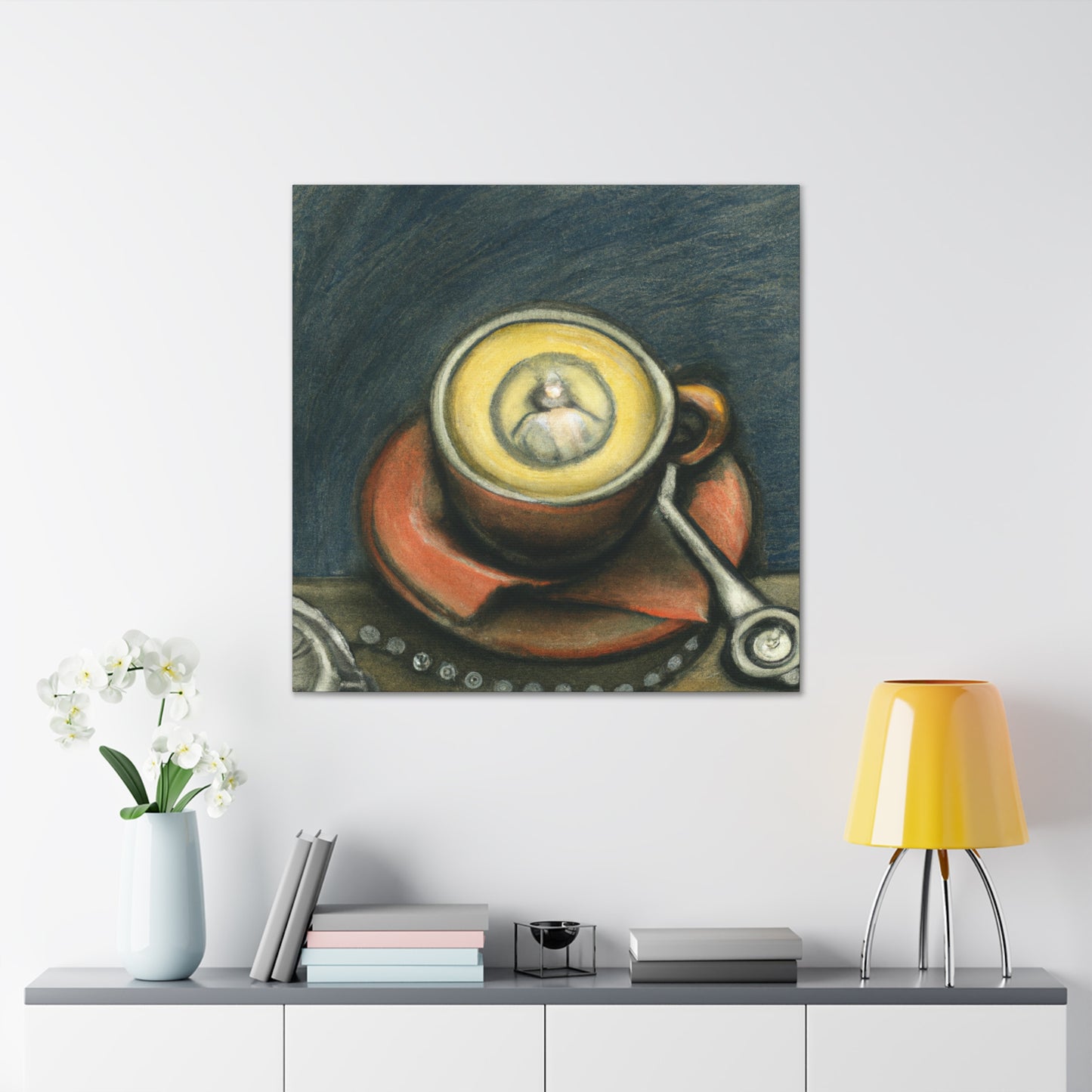 Cappuchino in Steampunk - Canvas