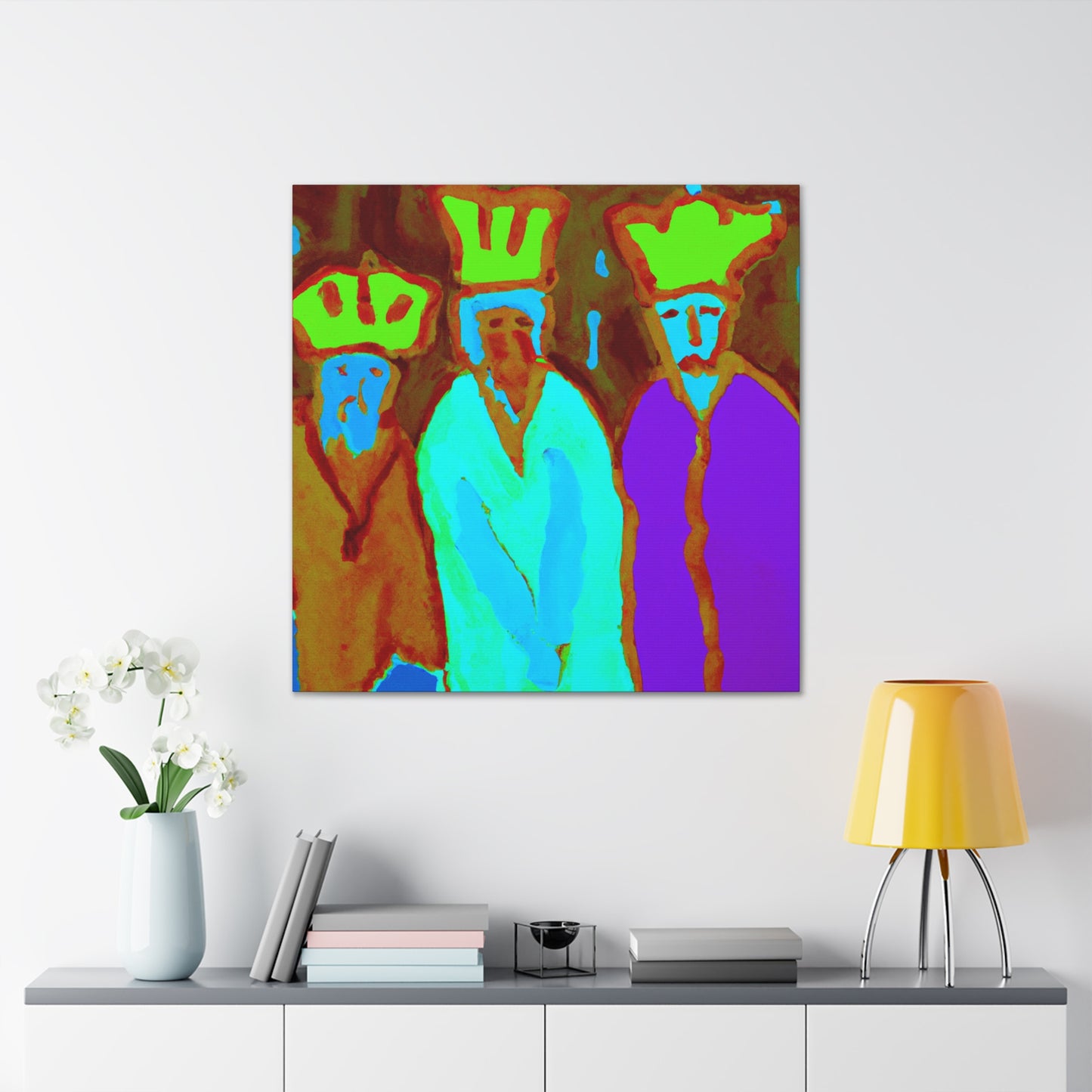 "Wise Men in Fauvism" - Canvas