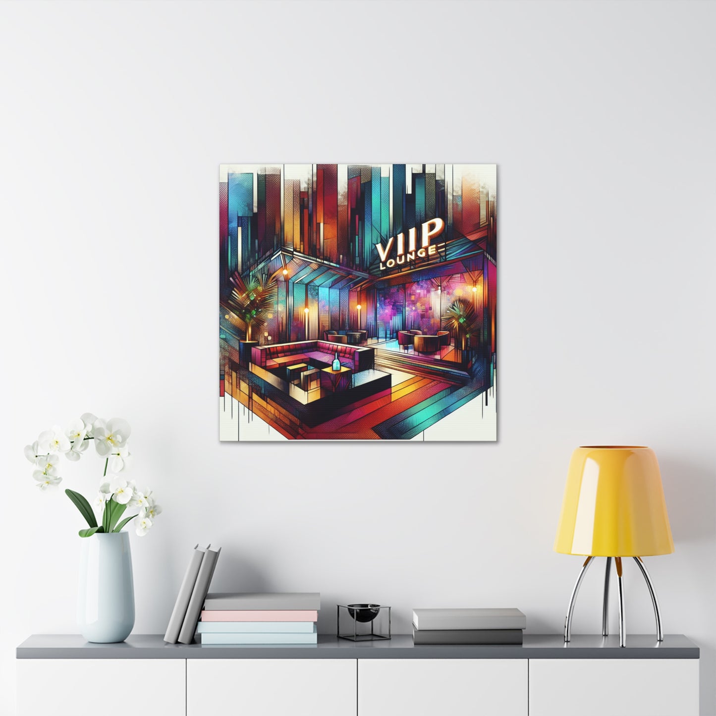 Elevated Elegance Lounge - Canvas