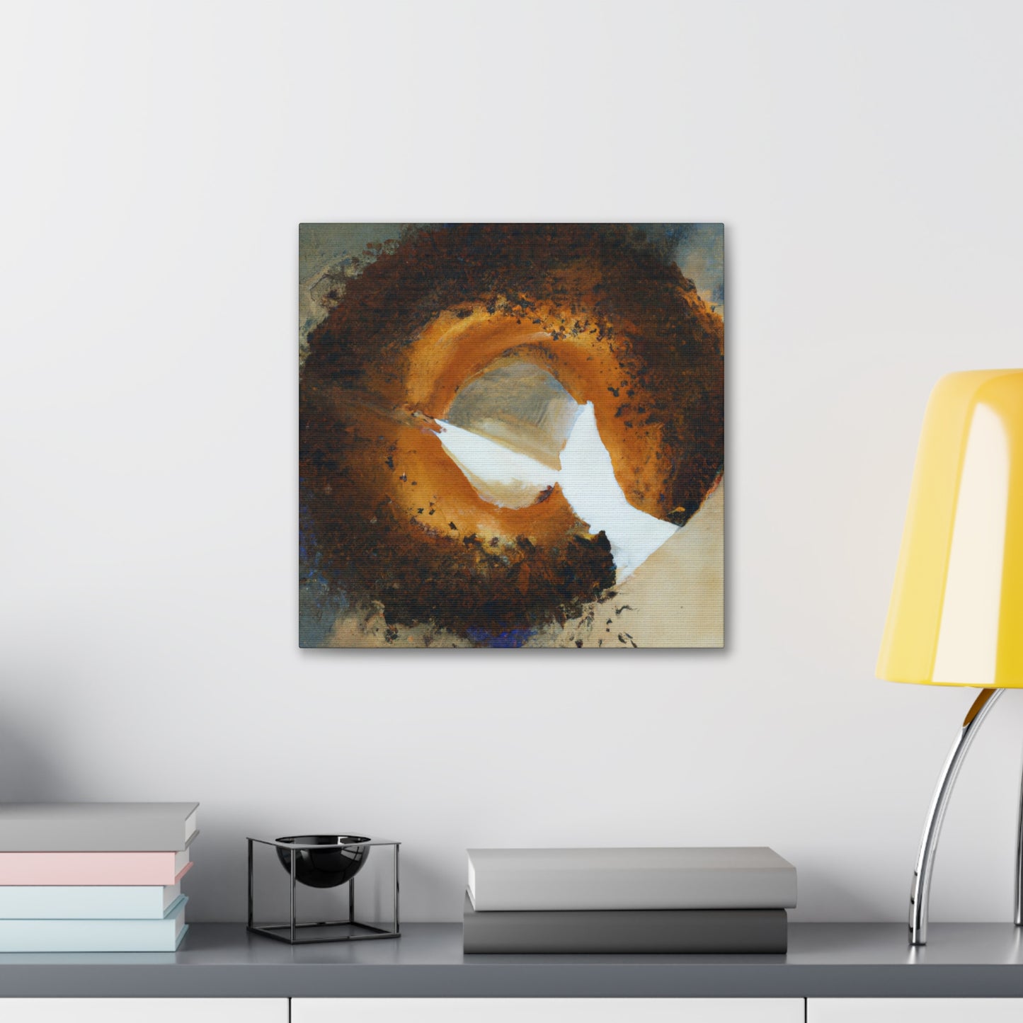 "Doughnut Delight Abstraction" - Canvas