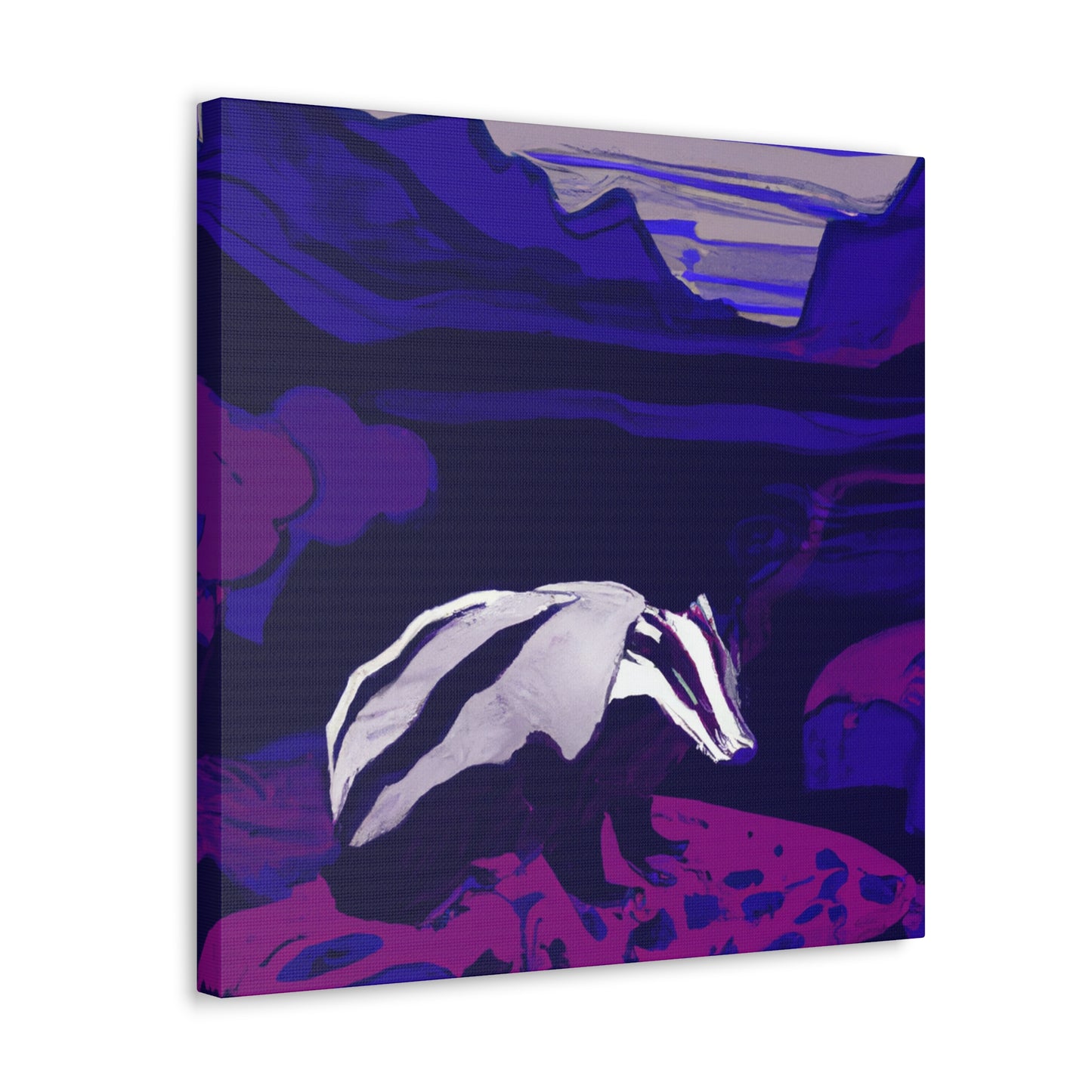 Badger's Magical Journey - Canvas