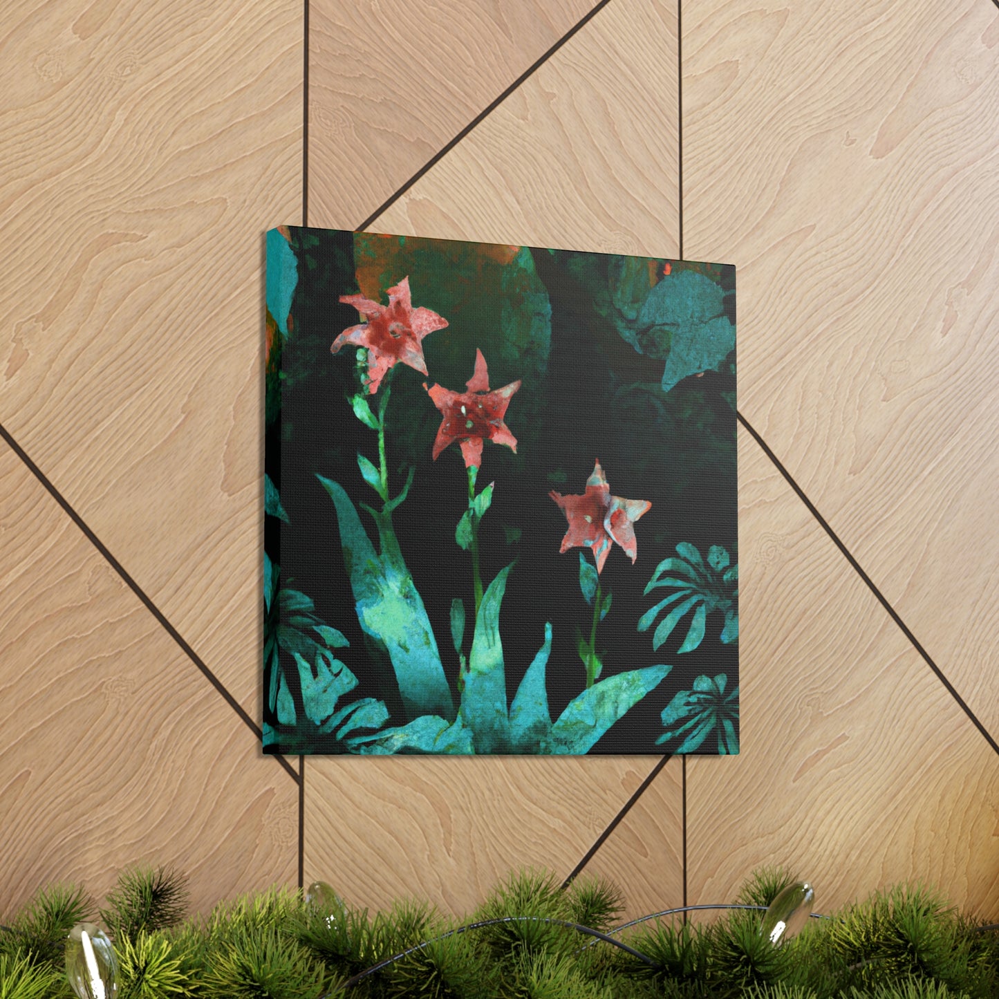 "Lily in Sunshine Colors" - Canvas