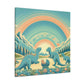 Pastel Prehistoric Paradise - Canvas