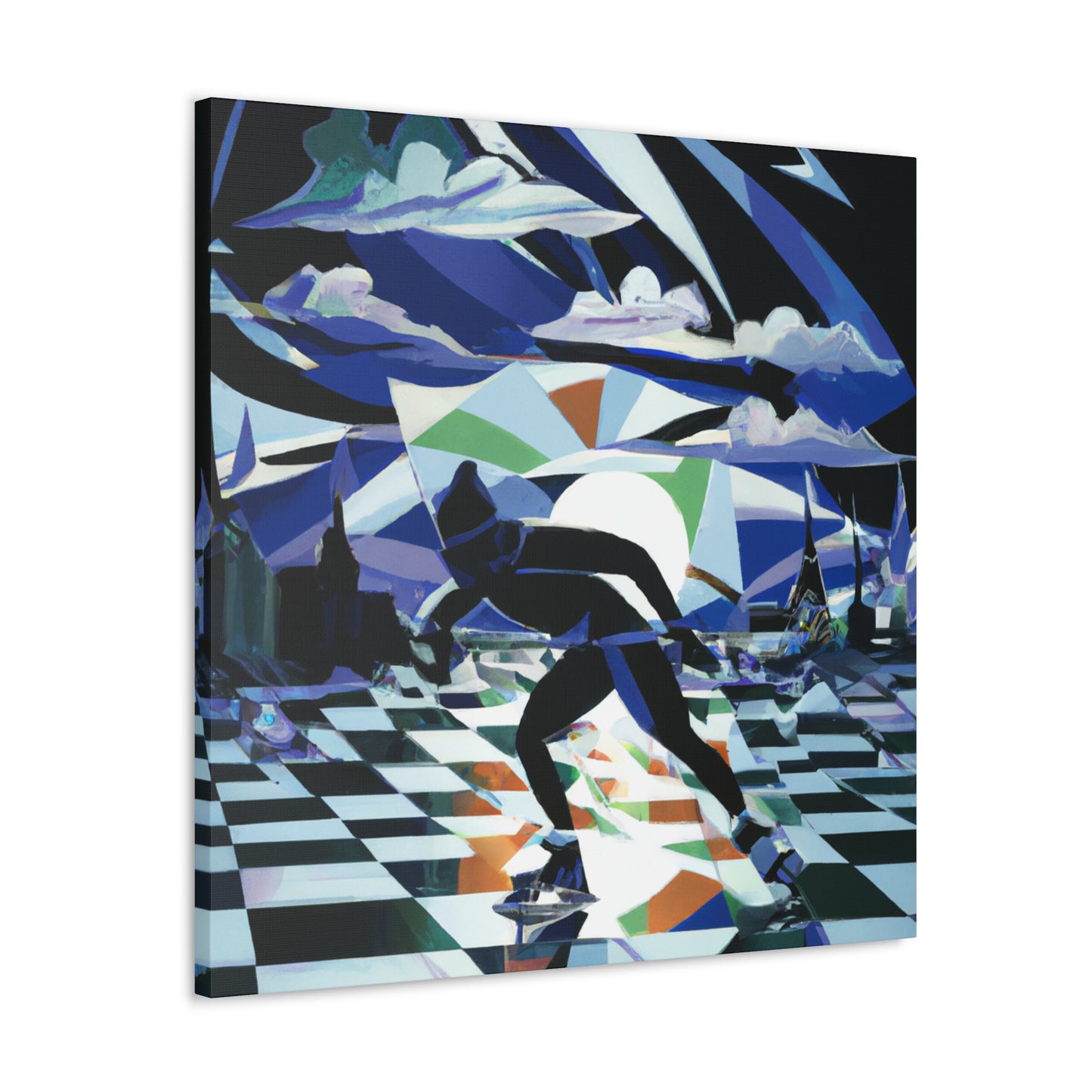 "Skating in the Jazz Age" - Canvas