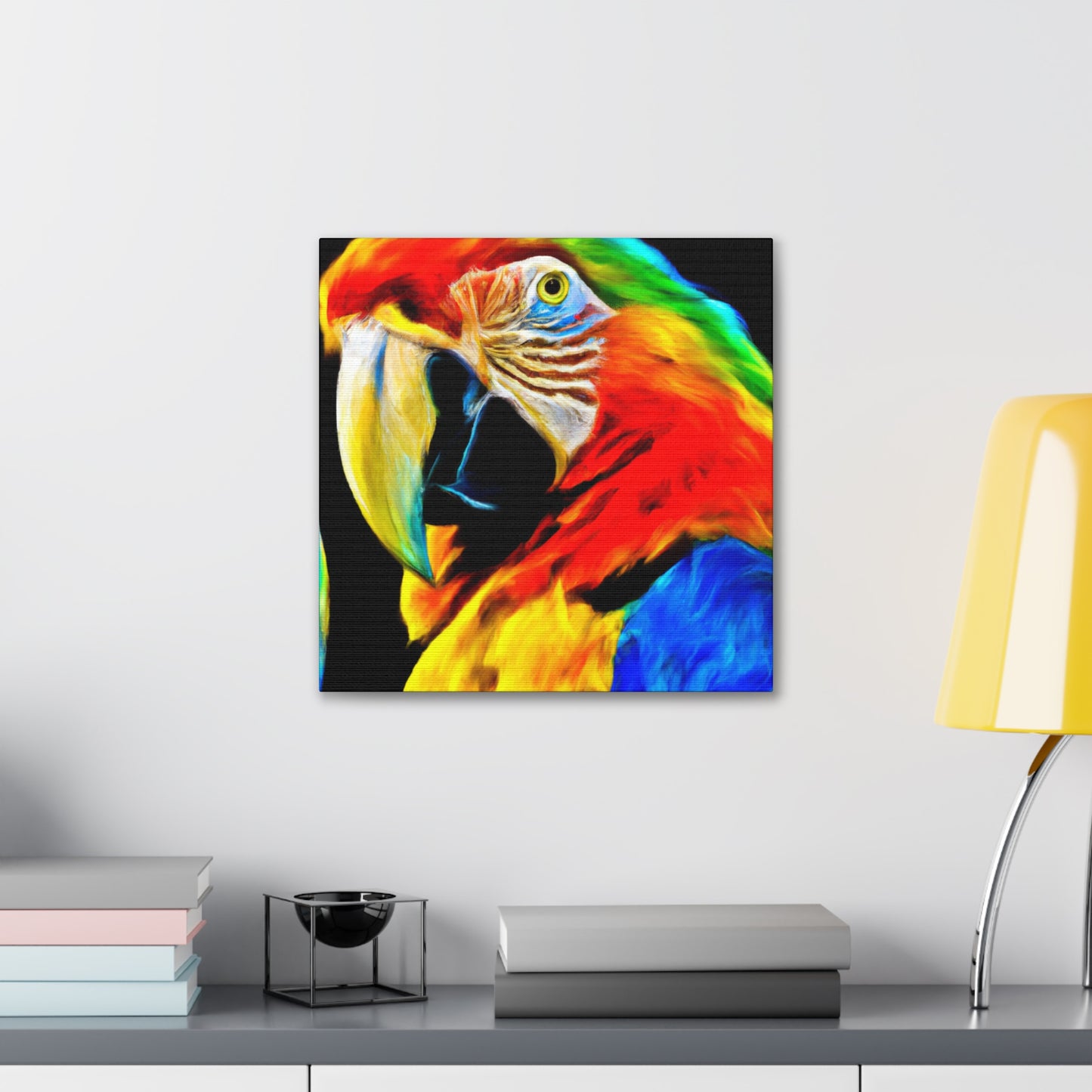 "Sky of Tropical Birds" - Canvas