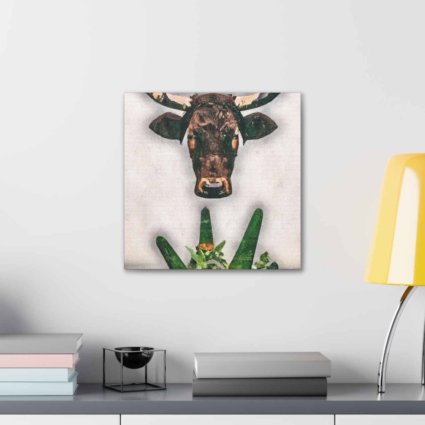 "Texan Longhorn Legacy" - Canvas