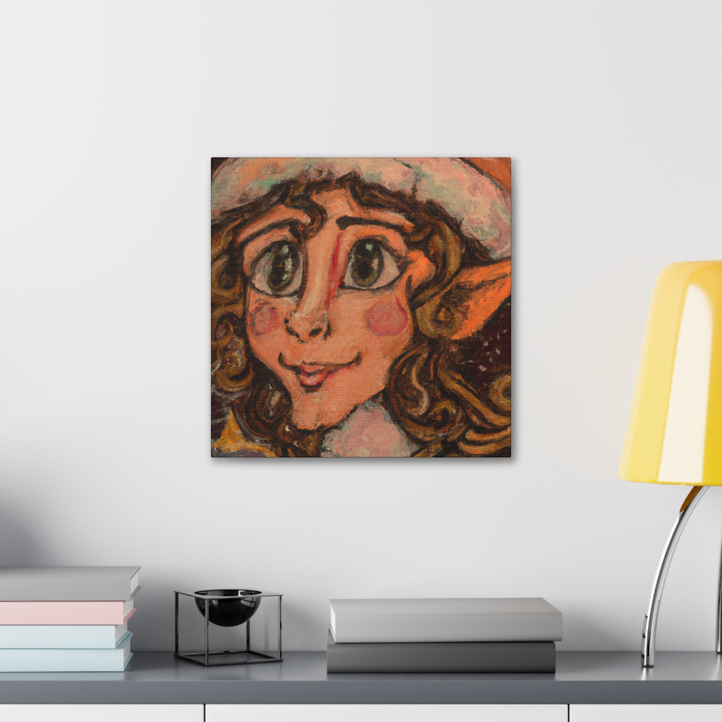 Elf in Regal Robes - Canvas