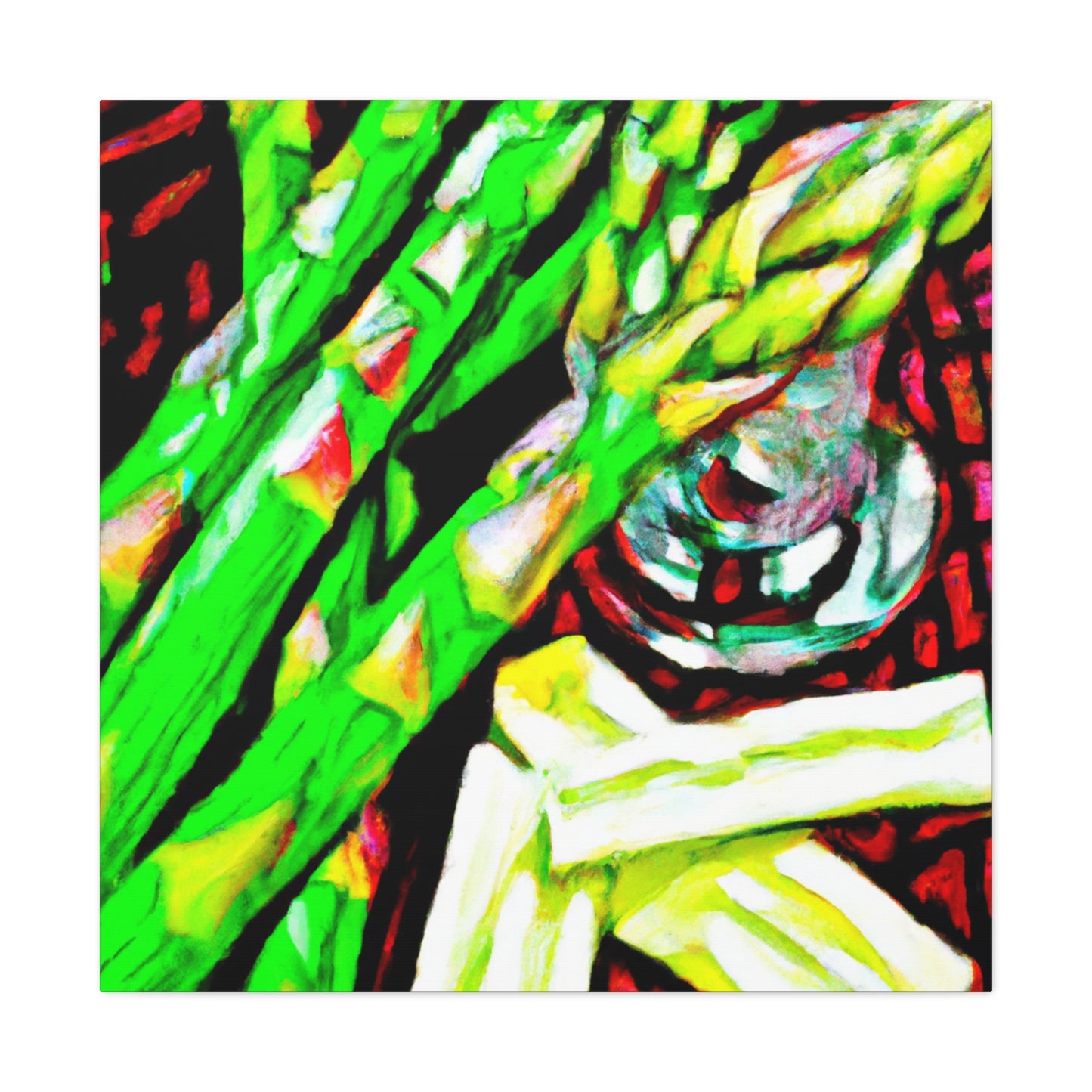 "Asparagus In Fauvism" - Canvas