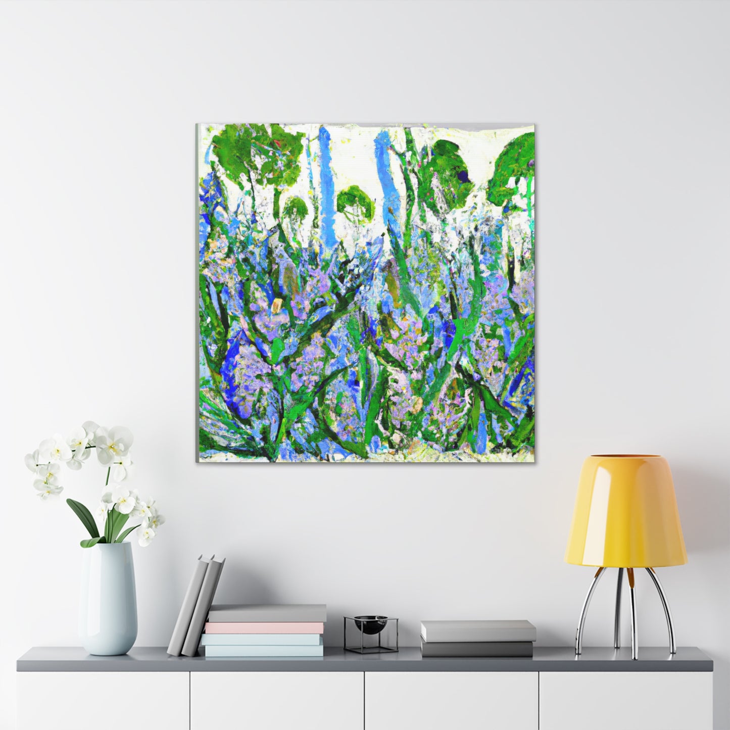 Wildflower Whimsy Abstraction - Canvas