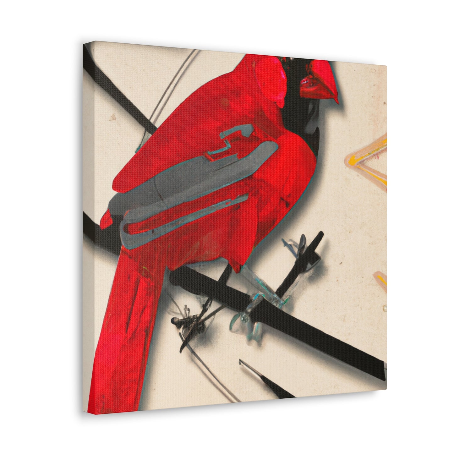 Northern Cardinal Delight - Canvas