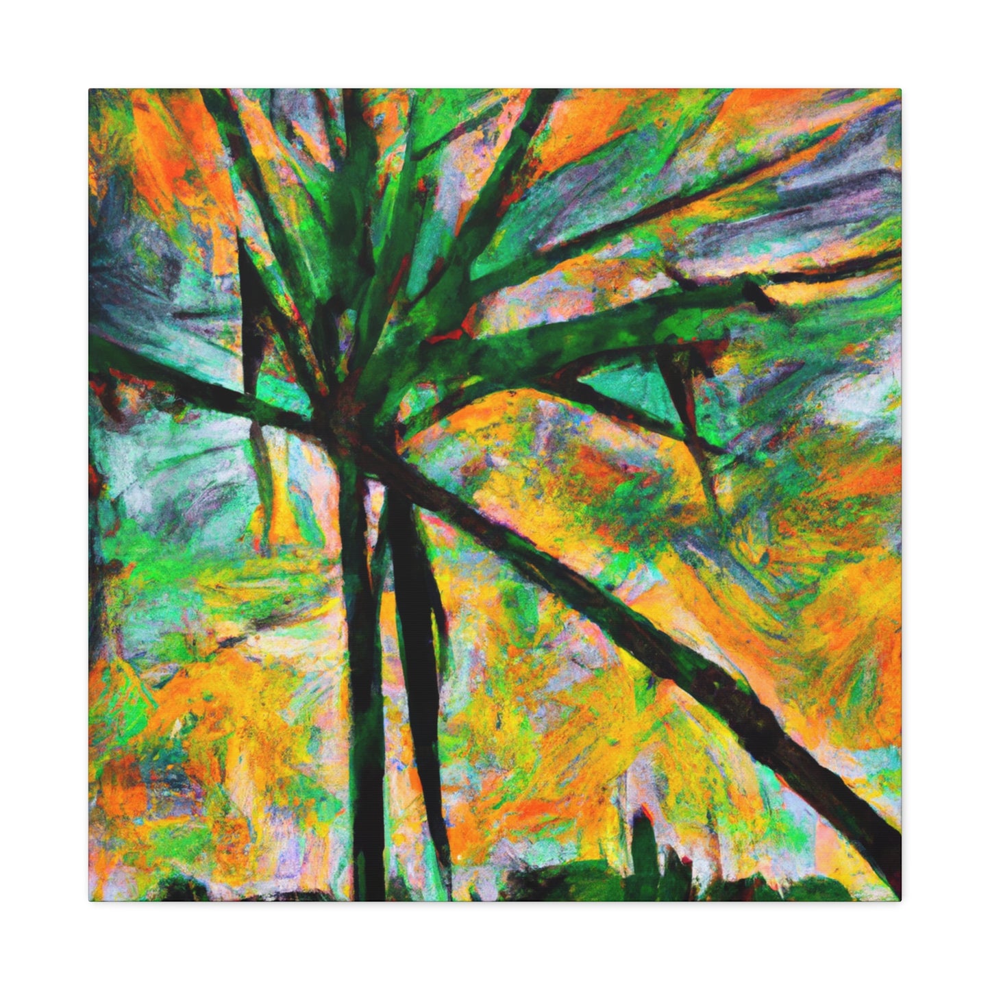 Palm in Abstraction - Canvas