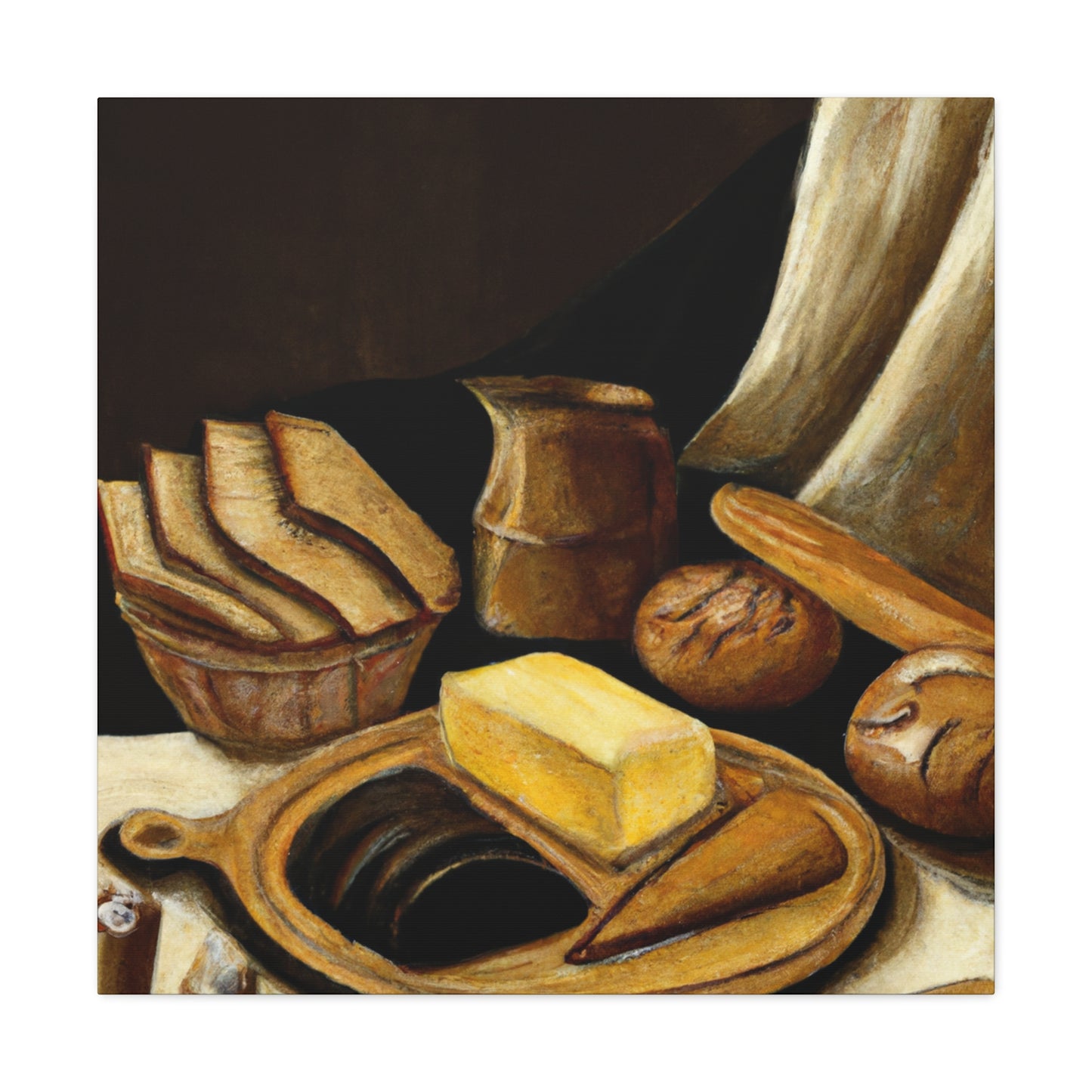 Breaking Bread Together - Canvas