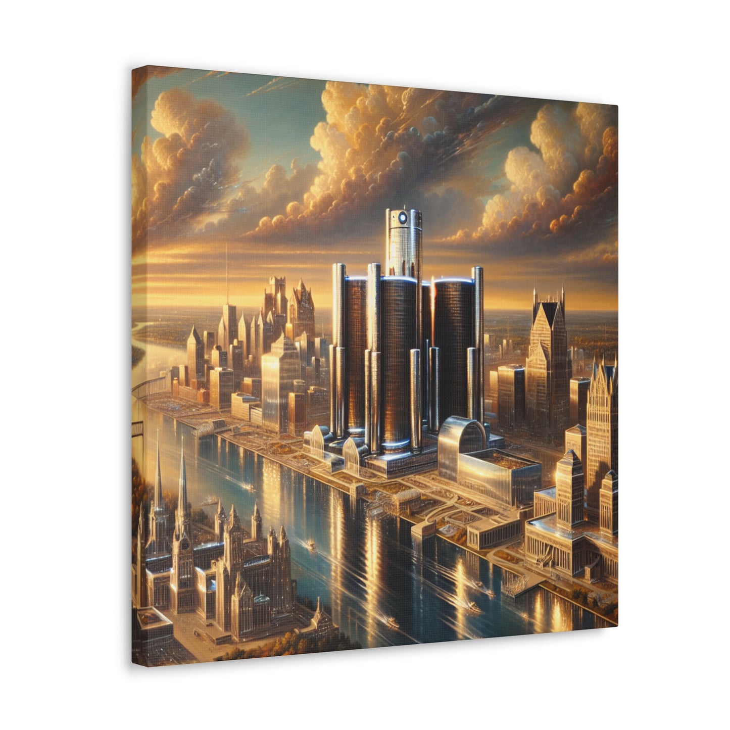 "Detroit's Resplendent Renaissance" - Canvas