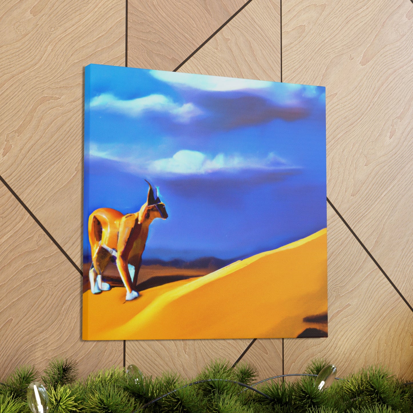 "Caracal in Surrealism" - Canvas