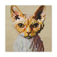 "Devon Rex Kaleidoscope" - Canvas