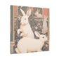 Rabbit in Springtime. - Canvas