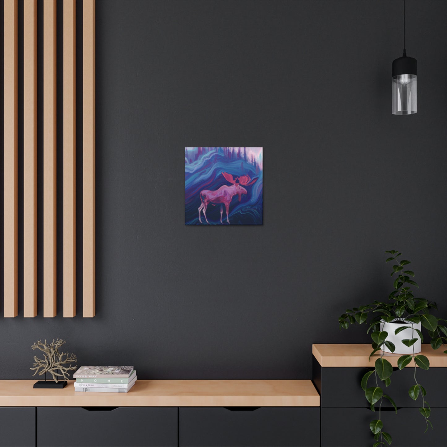 Moose in Art Deco - Canvas