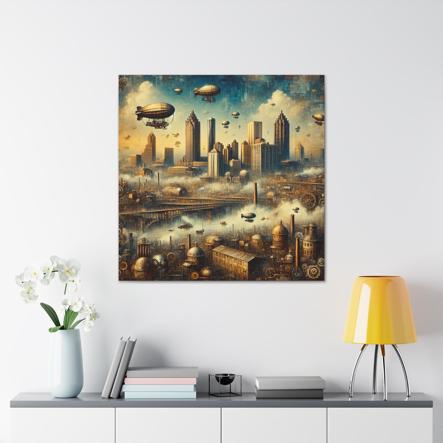 "Steam City Southern Charm" - Canvas