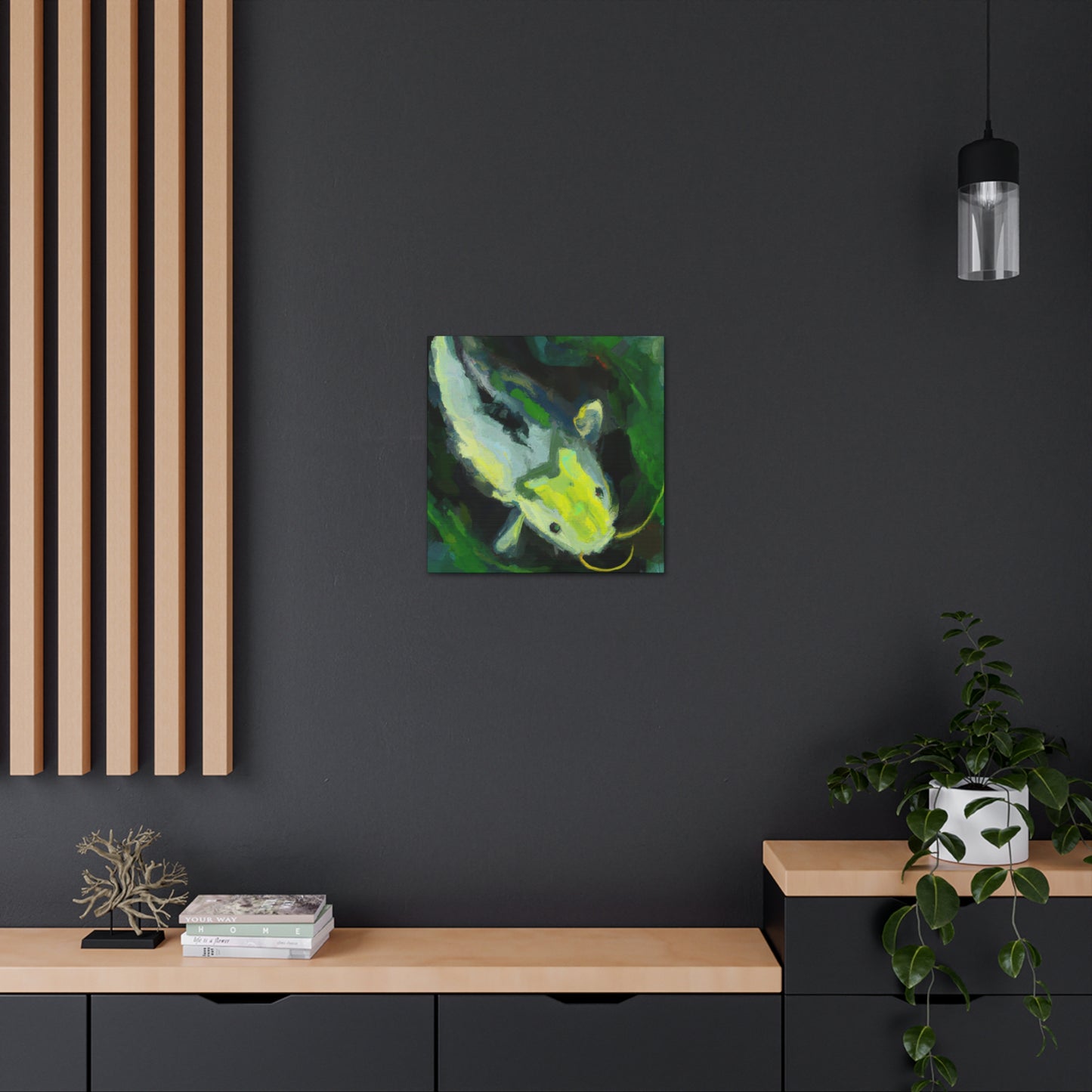 Corydoras Catfish Dreaming - Canvas