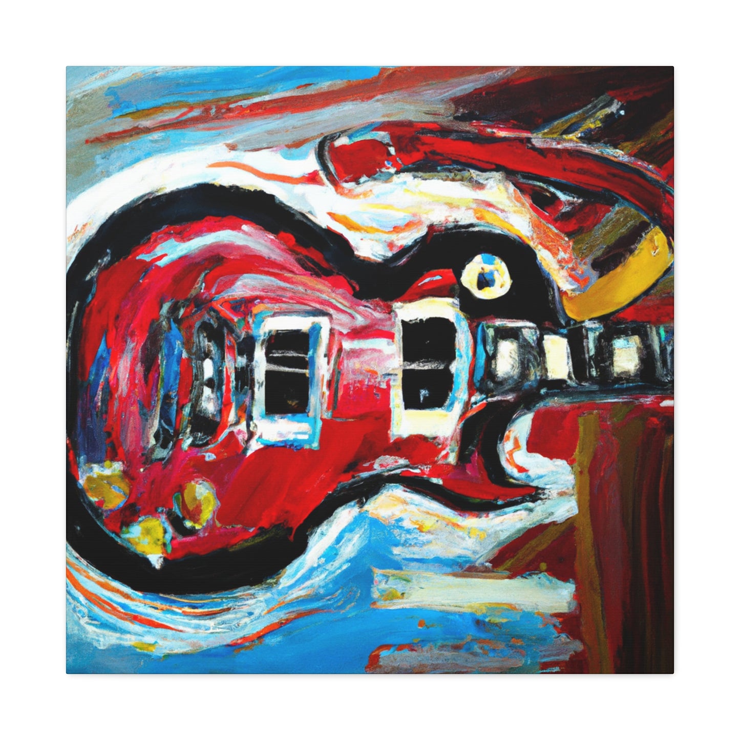 Gibson in Abstraction - Canvas