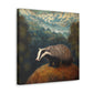 Badger in Springtime - Canvas