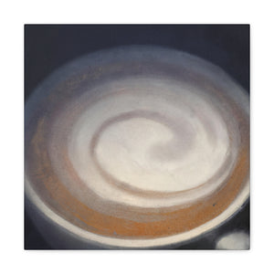 "Brewed Art: Cappuccino" - Canvas