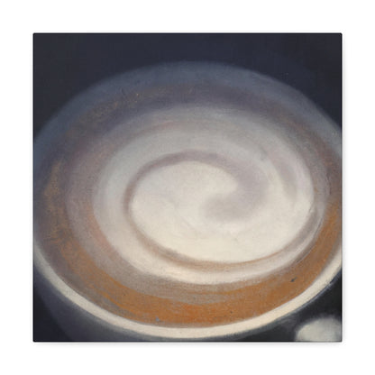 "Brewed Art: Cappuccino" - Canvas