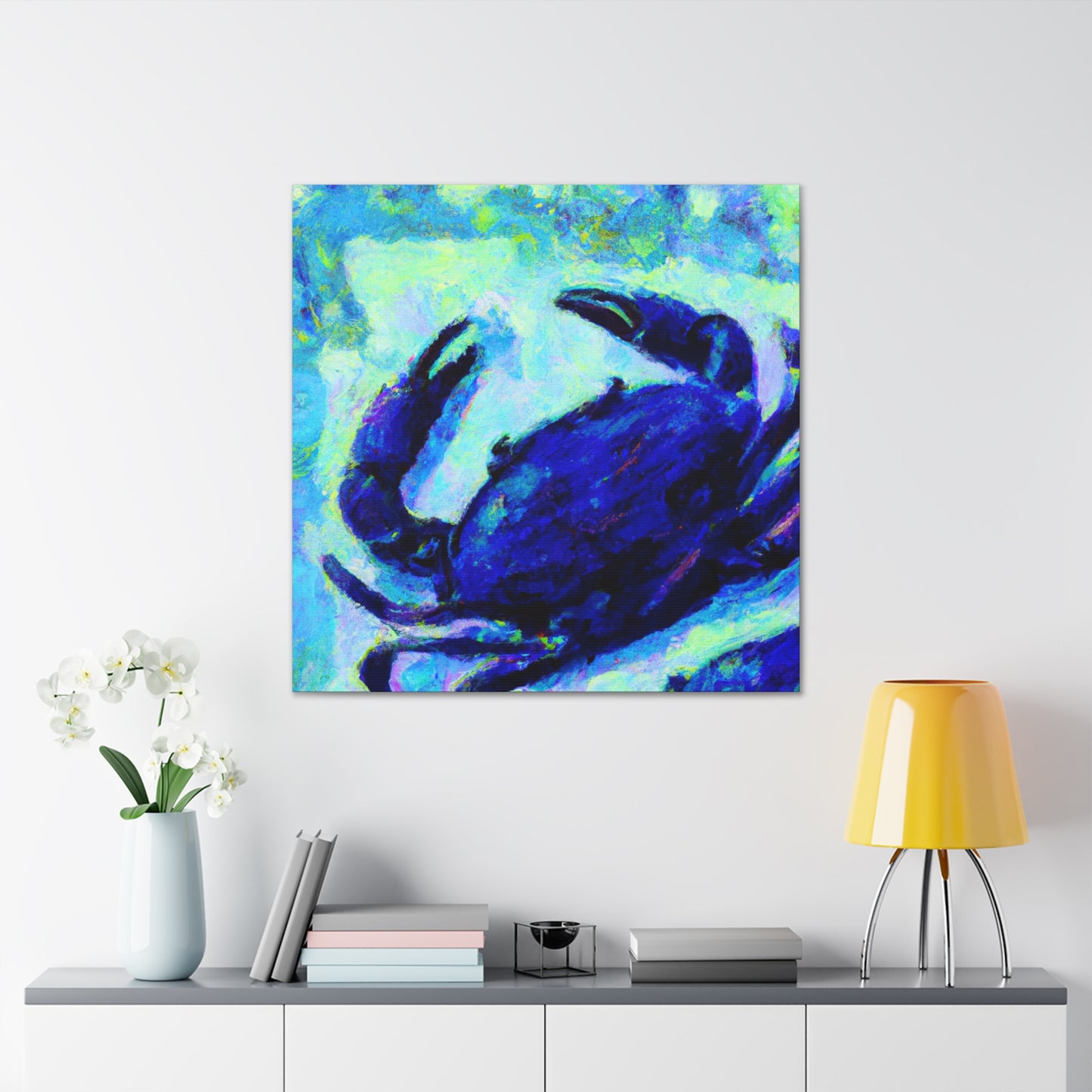 Crab in Expressionism - Canvas