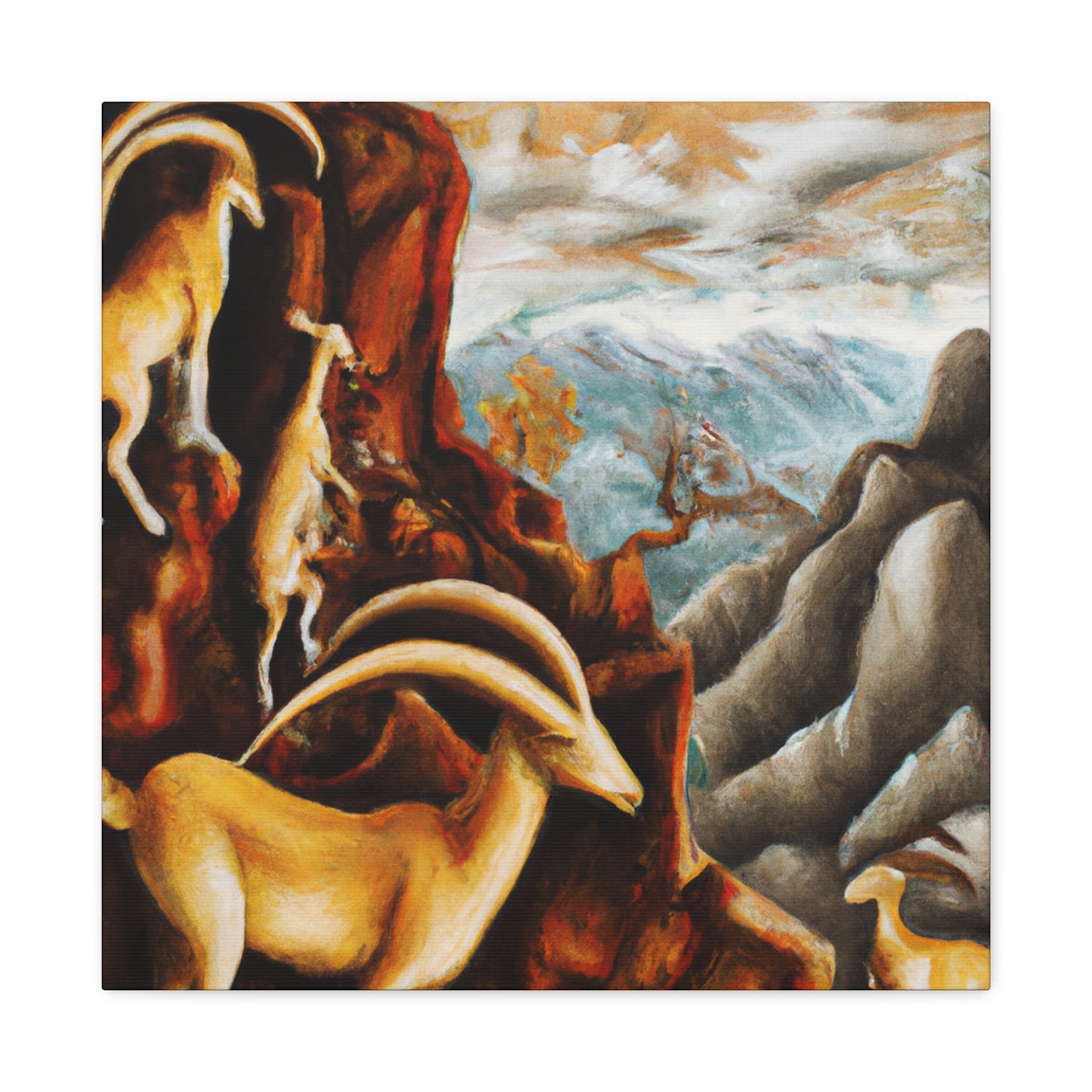 Ibex in Dreamscape - Canvas