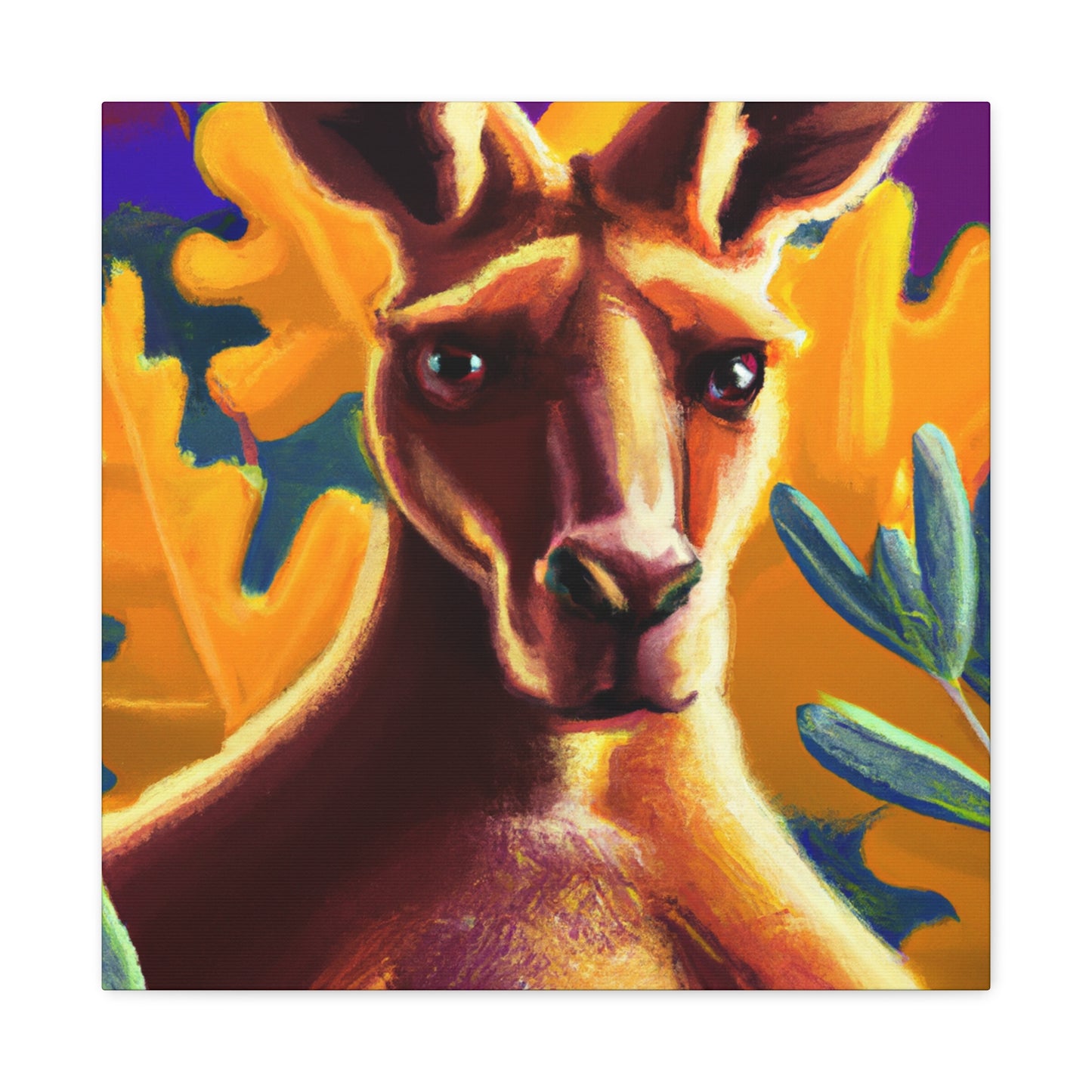 Kangaroo in Nature - Canvas