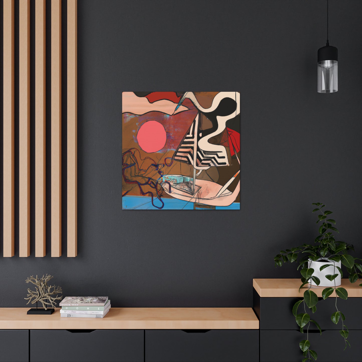 Sailboat in Dreamscape - Canvas