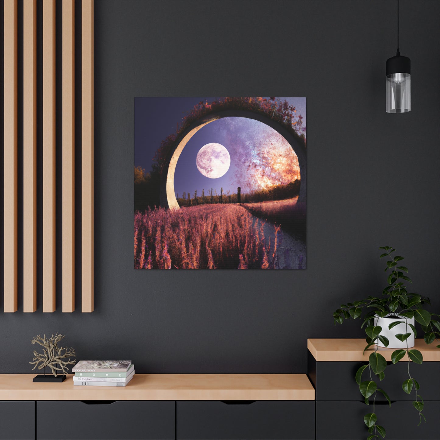 Dreamy Twilight Scene - Canvas