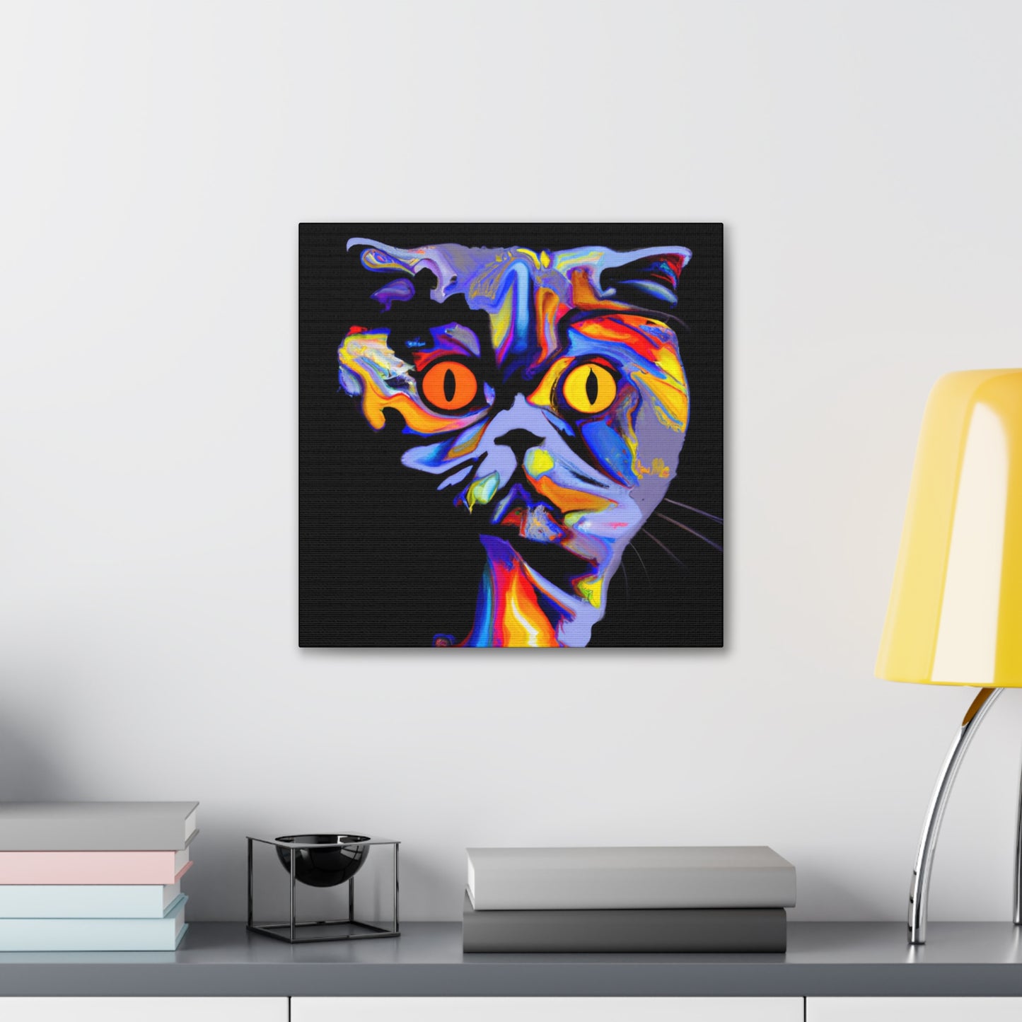 British Shorthair Deco - Canvas