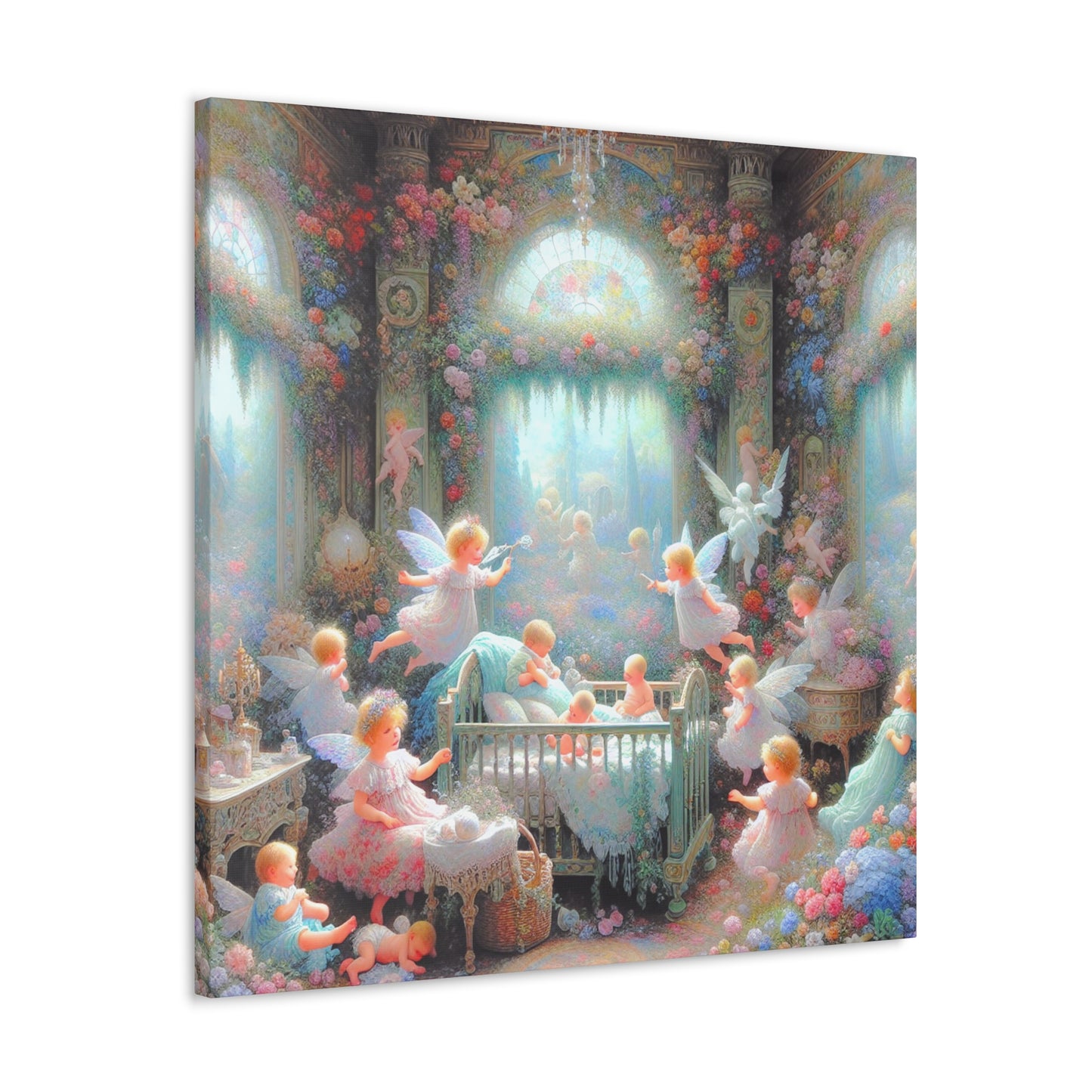 Whimsical Garden Phantasm - Canvas