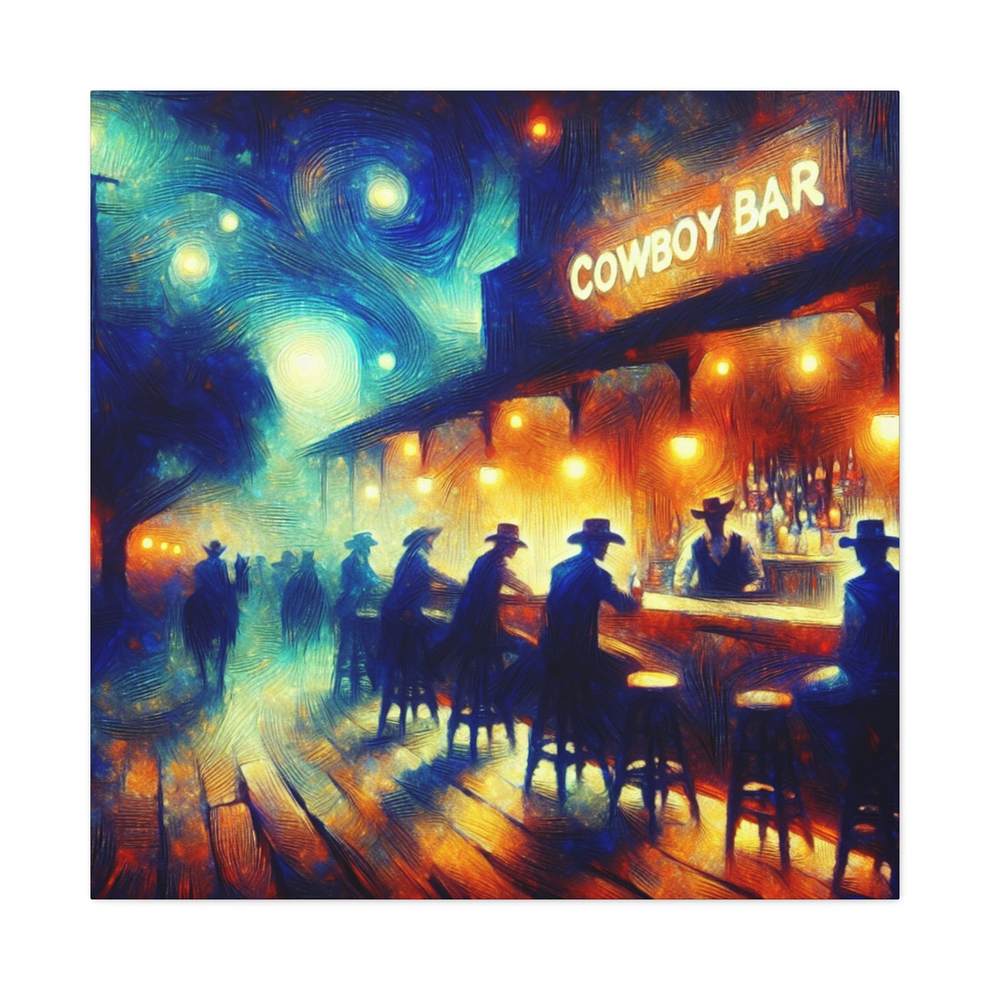 Saddled Spirits Saloon - Canvas