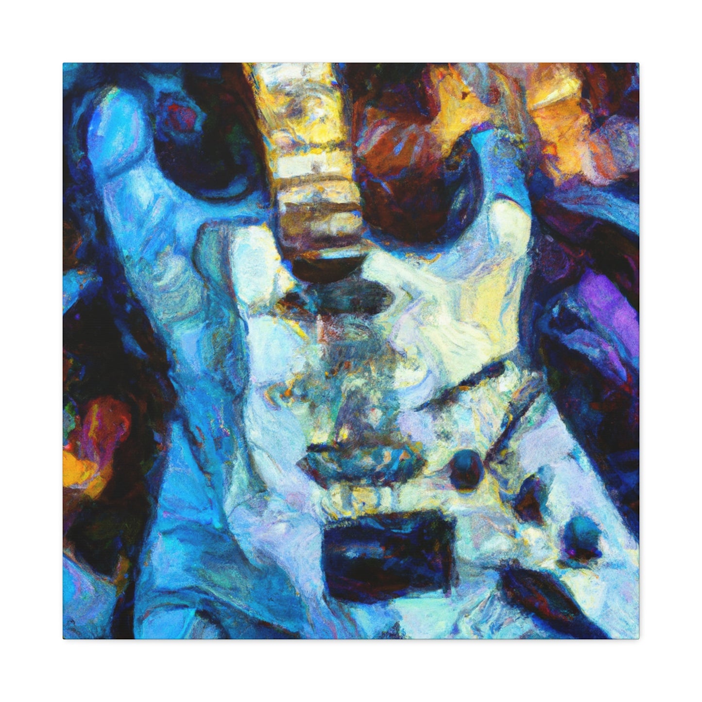 "Fender In Impressionism" - Canvas