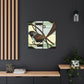 "Song Sparrow in Deco" - Canvas