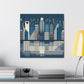 Urban Simplicity Unveiled - Canvas