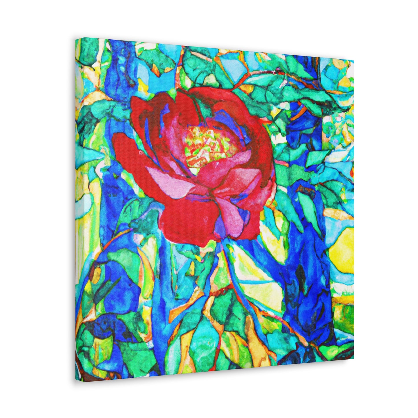 Rose's Eternal Bloom - Canvas