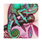 Veiled Chameleon Gaze - Canvas