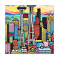 Emerald City Excitement - Canvas