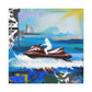 Jet Ski Urban Art - Canvas