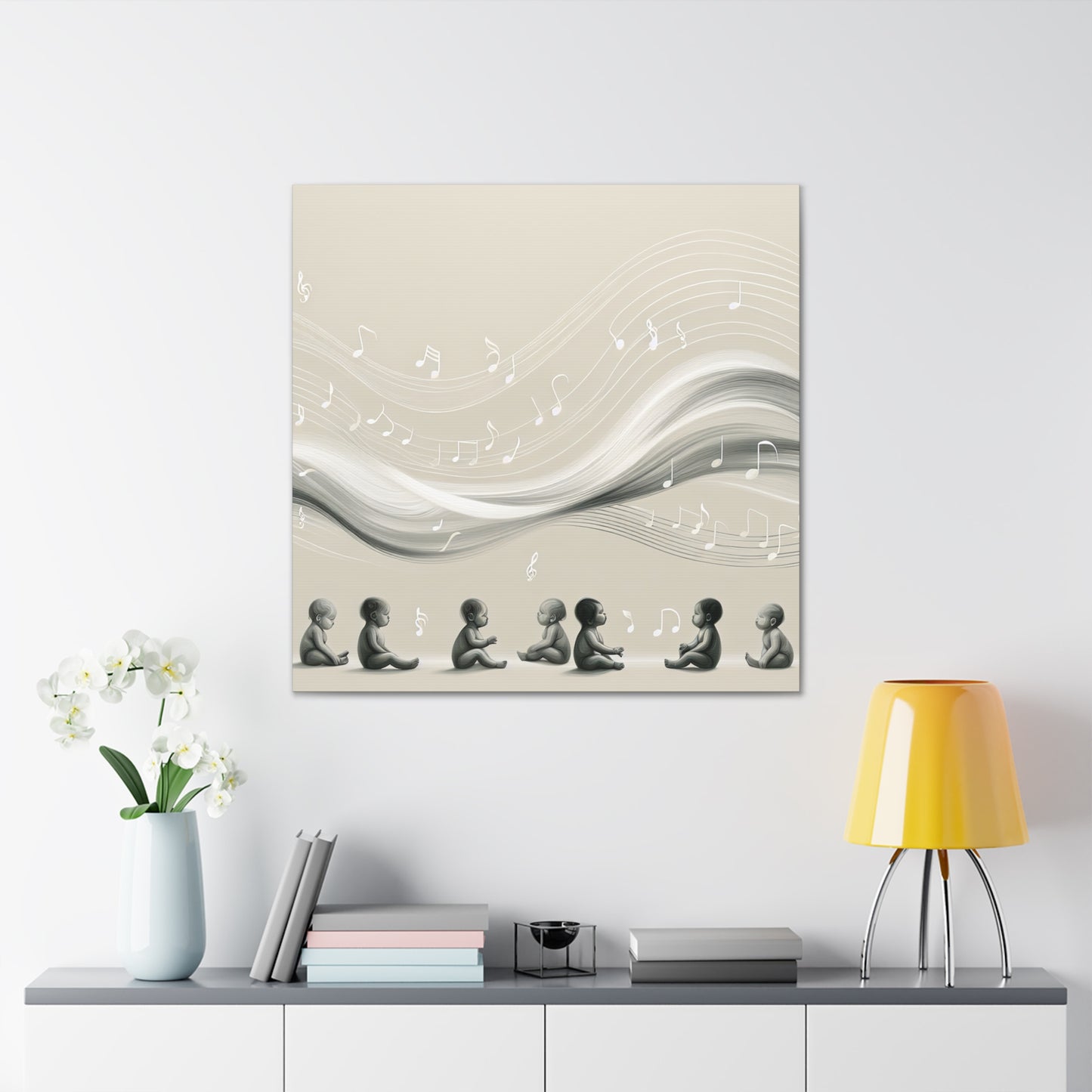 Whispering Melodies in Motion - Canvas