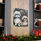 "Pekingese Gazing Wondrously" - Canvas