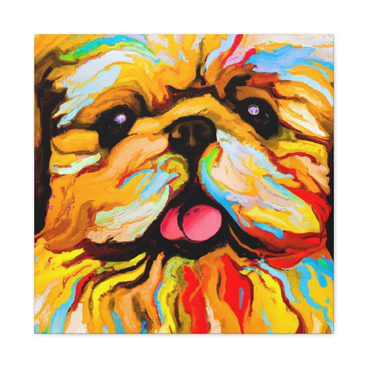 "Pekingese: 1940 Reflection" - Canvas