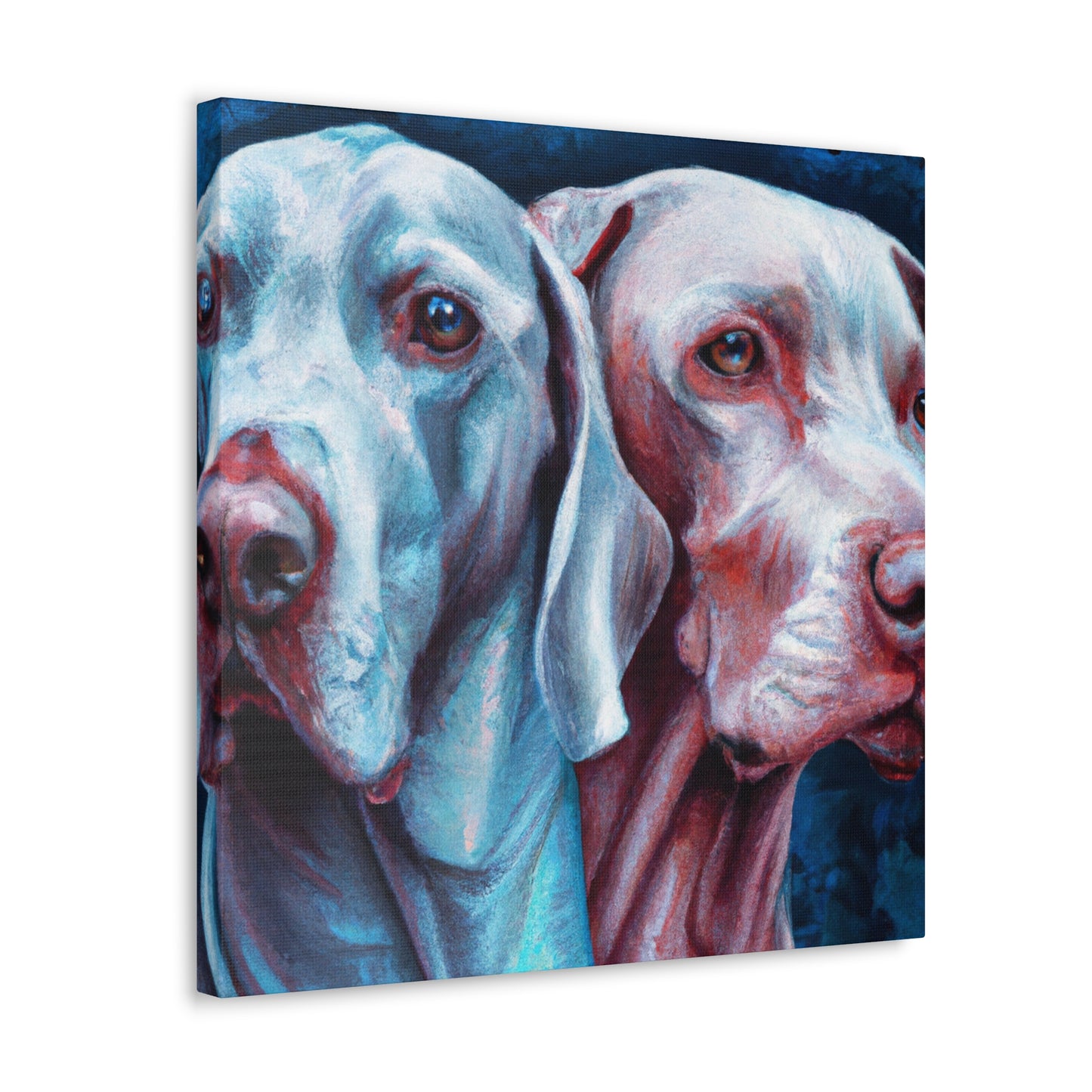 "Weimaraner in Hyperrealism" - Canvas