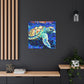 "Sea Turtle Impressionism" - Canvas